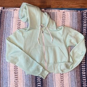 American Apparel Cropped Hoodie